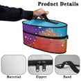 thumbnail image 5 of HELLHERO Dustproof Travel Home Iron Storage Case Colorful Star Pattern, with Zipper Closure Lightweight Steamer Organizer(Case Only), 5 of 6