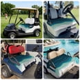 thumbnail image 6 of Golf Cart Seat Covers for 2 Seater,Teal Ocean Microfiber Cart Seat Towel Blanket,Coastal Sea Moire Waves Abstract Ombre Art Absorbent Breathable Non Slip Bench Seats Protector for Golf Course 51"x31", 6 of 9
