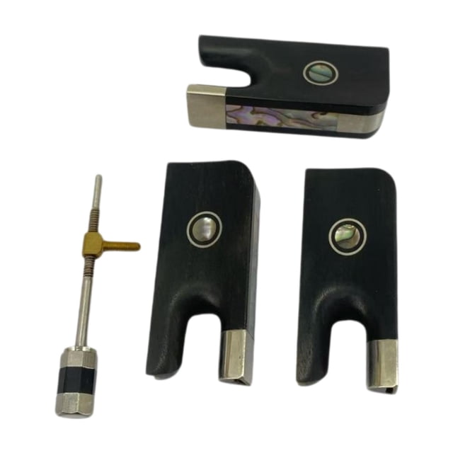 FashionCha Cello Bow Frog Set, Spare Parts, Decorative Musical Instrument, Practice Instrument, DIY, Easy Assembly, Violin Making Tool, Stringed Instrument