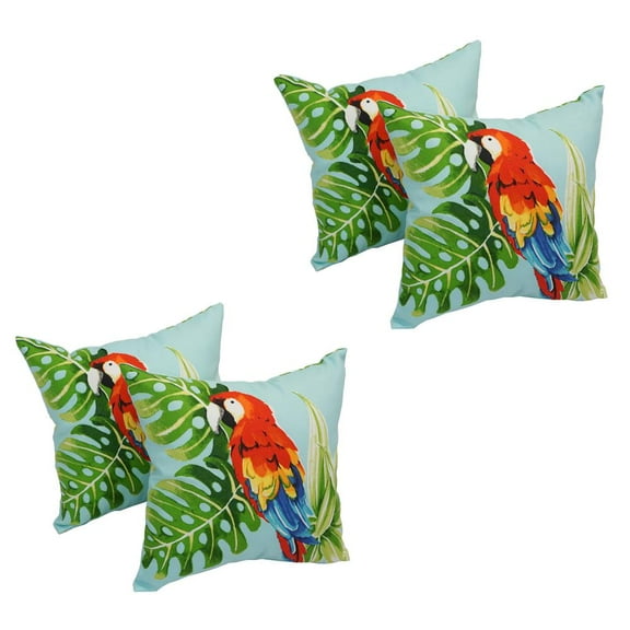 Spun Polyester 17-inch Outdoor Throw Pillows (Set of 4) CO-JO17-05-S4