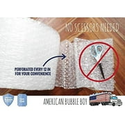 12 Medium (5/16) American Bubble Boy Bubble Wrap - 300 Square feet