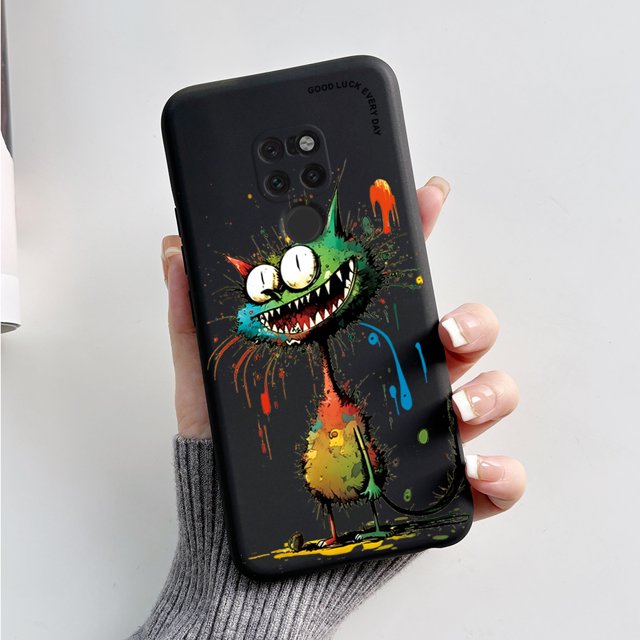 Case For Huawei Mate 20 Pro Coque Cute Rabbit Panda Cover Slim Soft Silicone Phone Case For Huawei Mate20 Pro 20Pro Fundas Capa Black-L03 For Mate 20 Pro