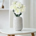 thumbnail image 6 of 1pcs 7 Heads Artificial Carnation Flowers, Faux Silk Flower for Home Decor, White, 6 of 6