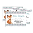thumbnail image 2 of Inkdotpot 30 Books For Baby Shower Request Cards Bring A Book Instead Of A Card Jungle Animals Baby Shower Invitations Inserts Games, 2 of 6