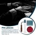 thumbnail image 4 of Juego de afinación de Piano Worallymy, afinador de teclado, martillo de llave con mango ergonómico, juego surtido de silenciadores de goma Worallymy JD735800644, 4 of 7