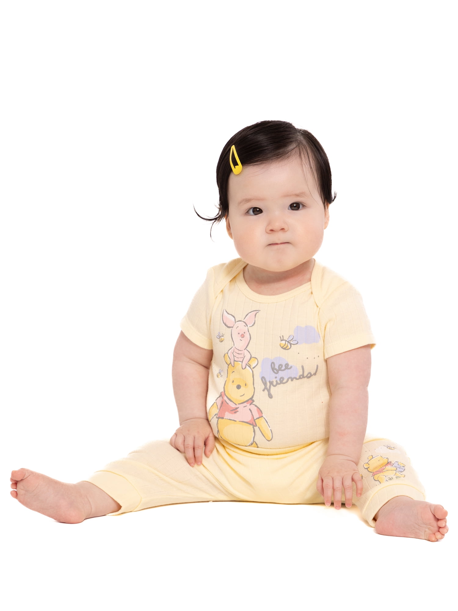 Disney Baby Wishes and Dreams Character Baby Layette Newborn Essentials Gift Set, 4-Piece, Sizes Newborn-12 Months