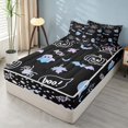 thumbnail image 3 of Homewish Spooky Animal Zipper Queen Comforter Set with Fitted Sheet and 2 Pillowcases for Kids, Happy Halloween Pumpkin Zipper Bedding Set, 3 of 7