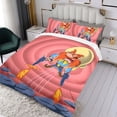 thumbnail image 3 of Yosemite Sam Conjunto de sábanas temático, trío de piezas, cómodo y amigable con la piel, diseño único, regalo de decoración para el hogar para familiares, amigos y fans,135cm *200cm, 3 of 6