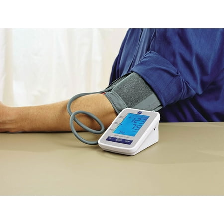 Medline MDS4001 Automatic Digital Blood Pressure Monitor with Standard Adult Cuff for Upper Arm  with Large LED Display  Batteries Included  Great for Home Use  Professional Medical Use