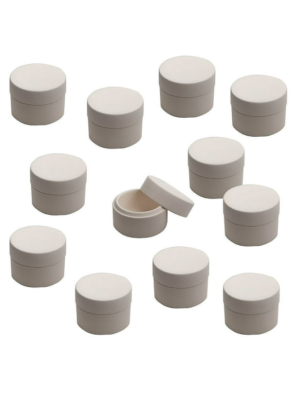 Color-Me Ceramic Bisque Round Box (Pack of 12)