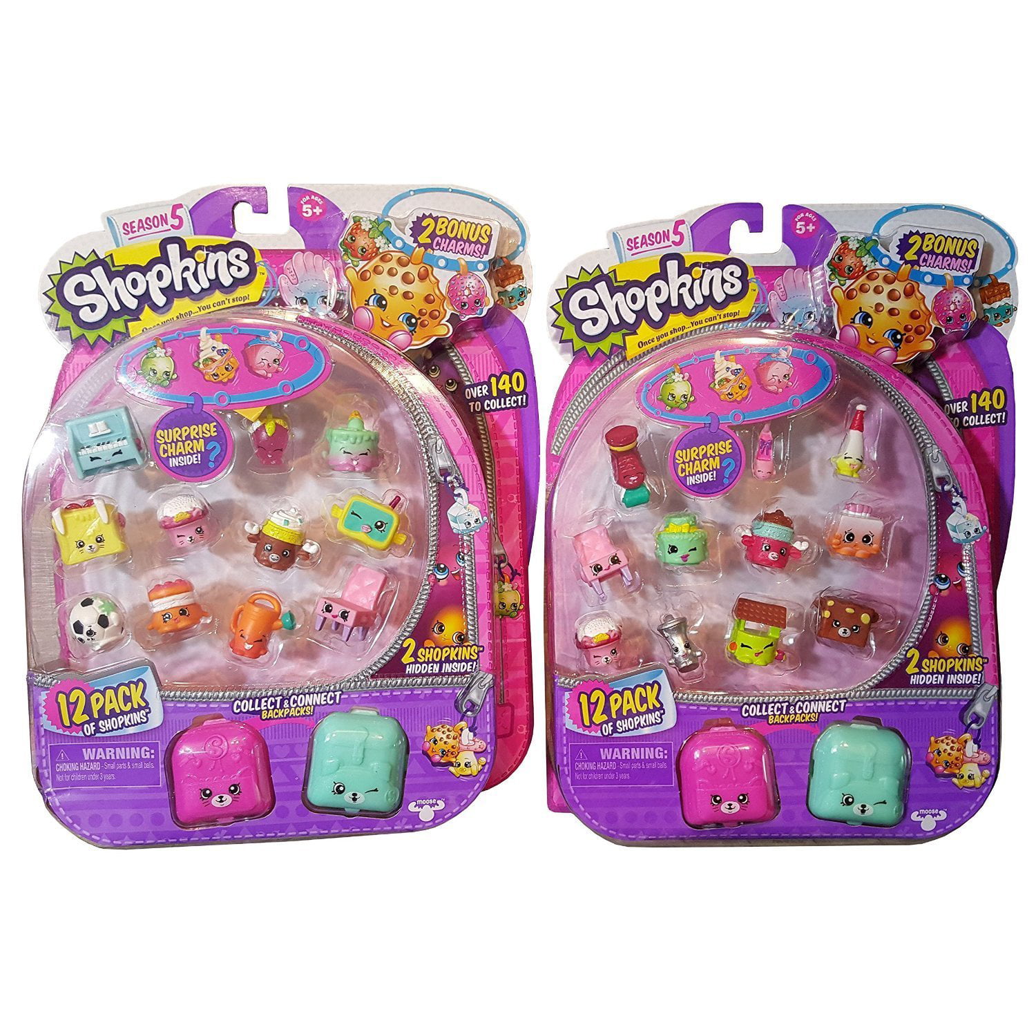 Shopkins S5 Season 5 12 Pack bundle of 6  as the picture 