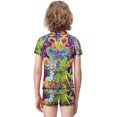 thumbnail image 5 of Rick And Morty Boys 2-Piece Swimsuit Set, Short Sleeve Rash Guard & Swim Trunks, 5 of 7