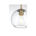 thumbnail image 5 of Living District Baxter 36 Inch Pendant Clear Shade in Satin Gold, 5 of 10