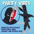 thumbnail image 2 of FUNZIEZ! - Shark Adult Unisex Novelty Union Suit Costume for Halloween - Medium, 2 of 5