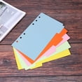 thumbnail image 4 of 10 Sets A6 Subject Dividers Paper Sheet, Punched File Card Dividers,Tabbed Divider for Notebook Insert Planner, 4 of 6