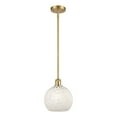 thumbnail image 2 of Innovations Lighting - White Mouchette - 1 Light Stem Hung Mini Pendant In, 2 of 7