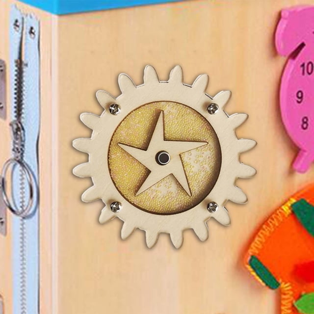 Tablero sensorial de madera, material de bricolaje de habilidad práctica, juguetes de tablero sensorial Montessori para juego, juguete sensorial Macarena tablero ocupado