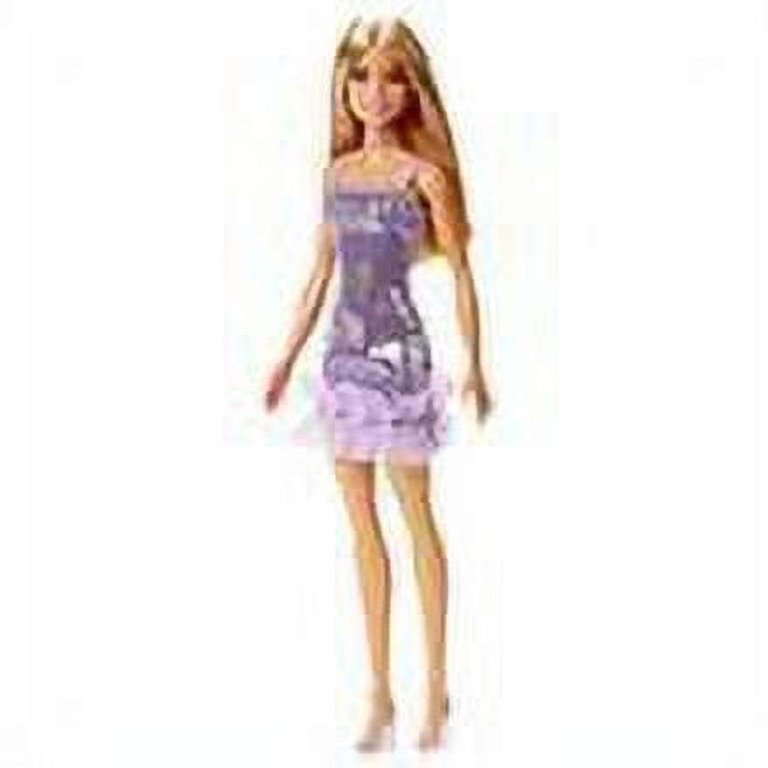 Barbie Glitter Glitz Doll Lavender Dress Blonde Hair - Walmart.com