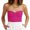 Hot Pink, variant on Jerdar Womens Tube Tops Summer Outfits Cute Crop Tops 2026 Strapless Sleeveless Clothes L