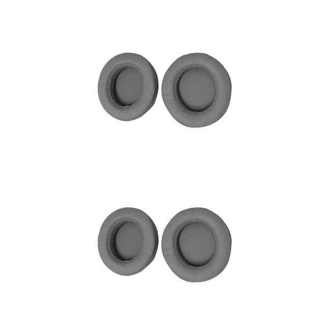 Tholdsy Almohadillas para los oídos Cojín para auriculares Auriculares para juegos Cojines en la oreja transpirables Reemplazo para auriculares Gris 2piezas