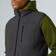 thumbnail image 6 of Miluxas Men's Full-Zip Polar Fleece Vest Casual Lightweight Sleeveless Outerwear with More Pockets Soft Warm Winter Jacket Gray, 6 of 7