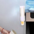 thumbnail image 3 of WRKEKC Clearance Short Disposable Cup Dispenser with Adhesive Mount, Wall-Mounted Organizer for Paper Cups, Compact Design for Office, Kitchen, or Party Use, 3 of 8
