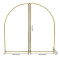 thumbnail image 2 of Double Door Wedding Arch Metal Wedding Arch Wedding Balloon Arch Flower Frame, 2 of 12