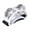 white, variant on colcolo Foot Tambourine Portable Shoe Tambourines Shaker for Concerts Mandolin Party white