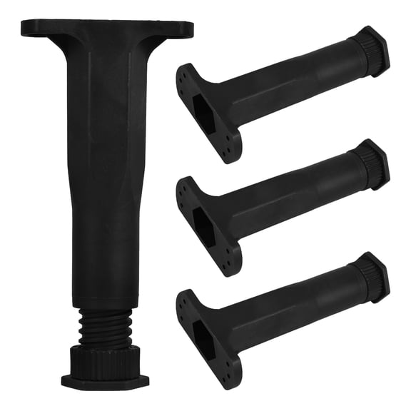LOLIPPYY 1 Set Black Adjustable Furniture Support Legs for Bed Frames, Sofas, Tables, Cabinets with High Load Capacity
