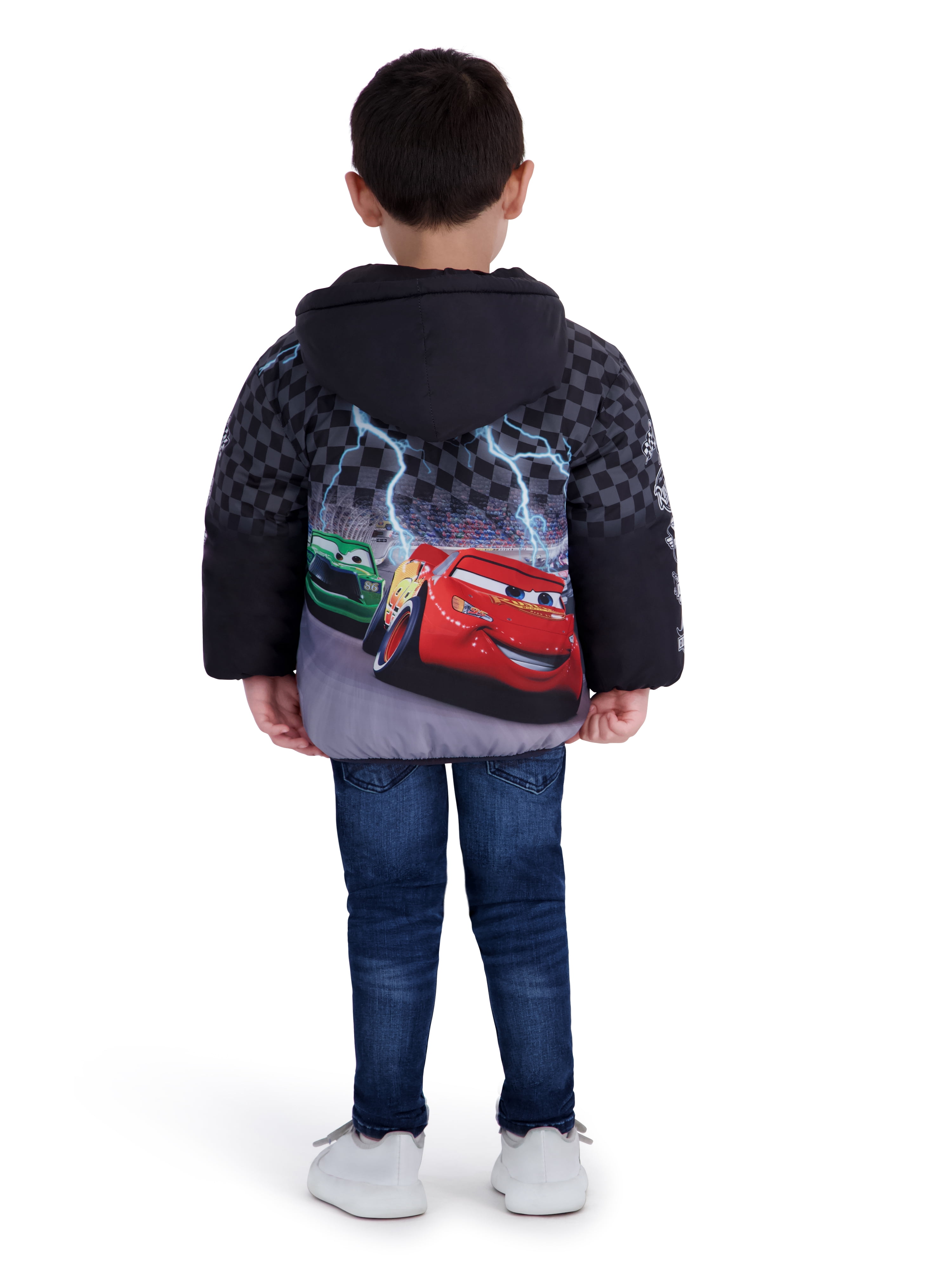 Cars Toddler Boy Puffer Jacket, Sizes 12 Months-5T