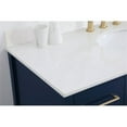 thumbnail image 4 of 48 inch Single Bathroom Vanity in Blue with Backsplash, 4 of 8