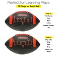 thumbnail image 4 of Huddle Hero Mini Football 2-Pack w/ Pump (Black/Green and Brown/White) (Black and Red, Mini), 4 of 6