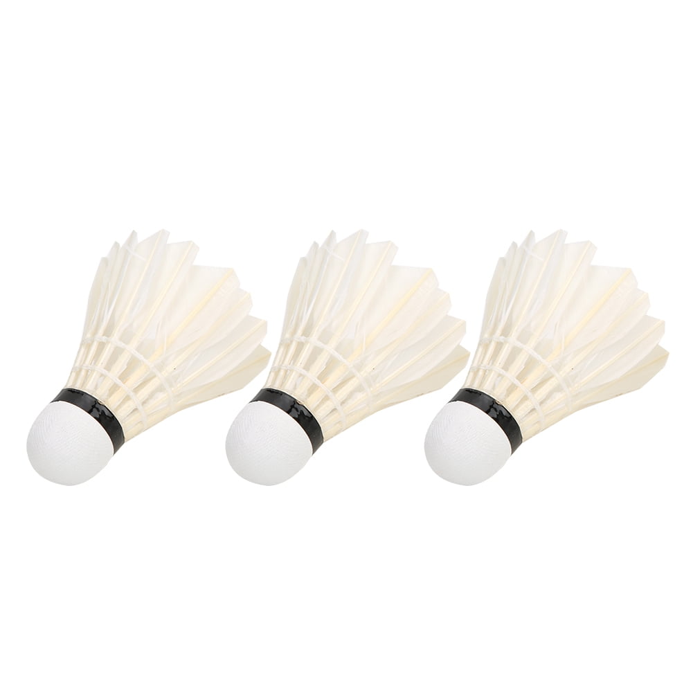 12X Bádminton, Bola De Bádminton "Profesional" Plumas Blanco
