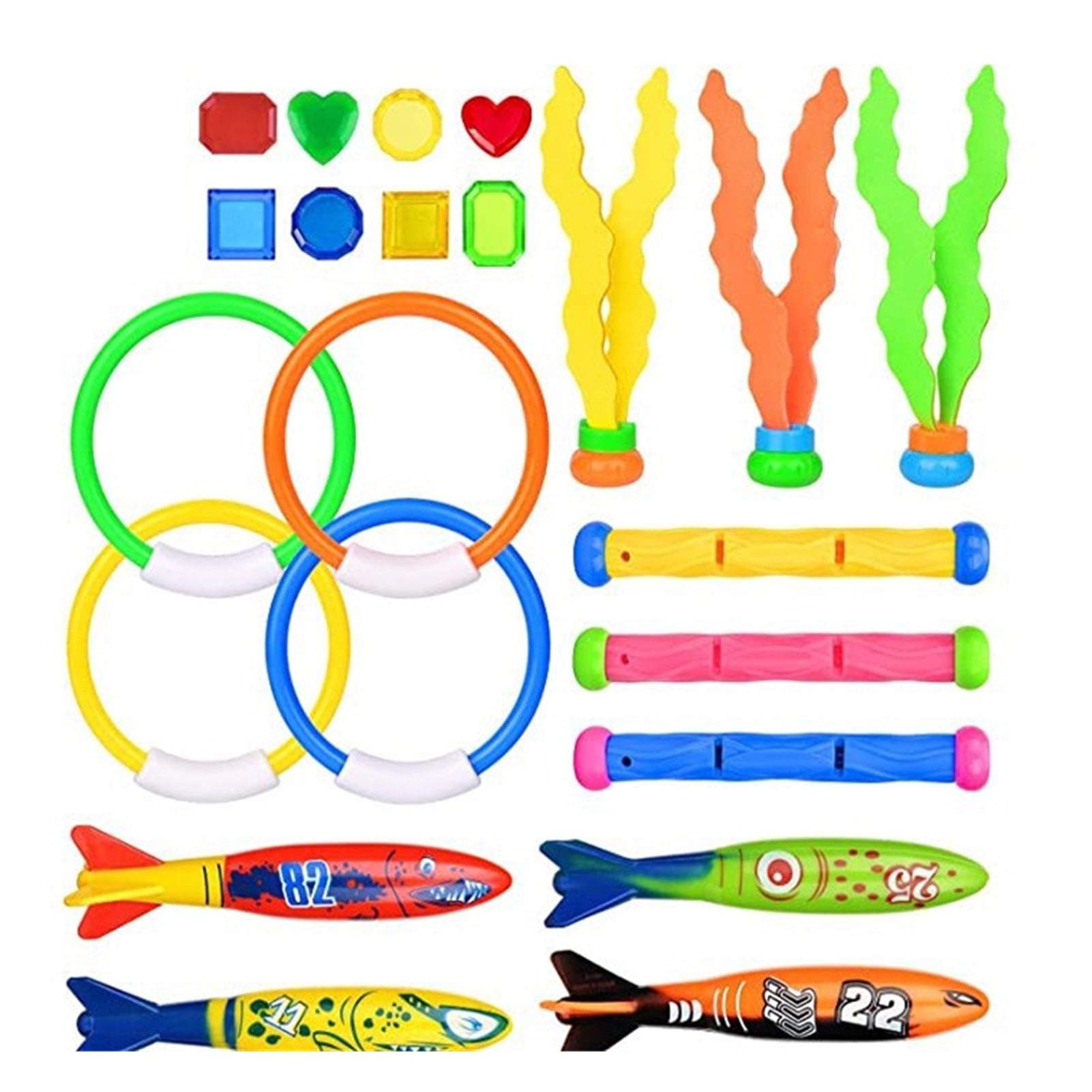 Diving Toys Kids Outdoor Pool Underwater Treasure Hunt Diving Water