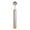 Orange, variant on Watermelon Baller Scoop - 8 Inch Stainless Steel Fruit and Ice Cream Scooper, Hemisphere Spoon for Kitchen, Outdoor Parties, and Anthropology Home Decor