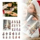 thumbnail image 2 of Calendario De Adviento Para Las Fiestas Navideñas 2025 Colgante De Muñeco De Nieve Jugando Con Un Bebé Conjunto De Decoración 2D Colgante Festivo, 2 of 8