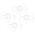 thumbnail image 1 of Crab Trap,Stainless Steel Reusable 6 Loop Rings Catching Tool with Nylon Rope for Crabbing, 1 of 7