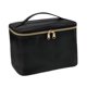 thumbnail image 4 of Bolsa de maquillaje, neceser, organizador ligero con divisores, cierre de cremallera, accesorios de , tela Oxford para viajes de negocios. Negro, 4 of 10