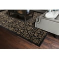 thumbnail image 3 of Concord Global 49436 6 ft. 7 in. x 9 ft. 3 in. Jewel Damask - Black, 3 of 3