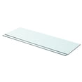 thumbnail image 1 of vidaXL Shelves 2 pcs Panel Glass Clear 80x25 cm, 1 of 2