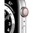 thumbnail image 3 of Restored Apple Watch Series 6 (GPS+Cellular, 40mm) - Silver - Aluminum Case - White Sport Band (Refurbished), 3 of 5