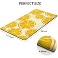 thumbnail image 2 of Kitchen Mats,Orange Decorative Kitchen Mat for Floor,Anti Fatigue Waterproof Stain Resistant Floor Rug,Non Slip Standing Mat for Kitchen,Office,Sink 17.3 * 29 Inches, 2 of 6