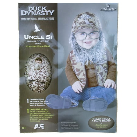 In Character Costumes Uncle Si Duck Dynasty Costume - 0-6 Months