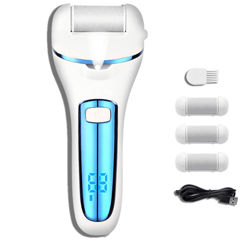 Electric Callus Remover For Feet, 2 Speed Electric Foot File, Rechargeable Foot  Callus Remover Pedicure Kit With 3 Roller Heads For Cracked Heels And Dead  Skin - Temu