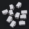 thumbnail image 2 of 40 Piezas Conector RJ45 Jack Cat6 Acoplador de Extensión Red Ethernet LAN Cat 6 Acoplador Conectores Extender Adaptador,, 2 of 8