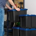 thumbnail image 6 of IRIS 12 Gal. Plastic Storage Bins with Lids, Latching Totes, Heavy Duty Containers 4Pk, 6 of 12