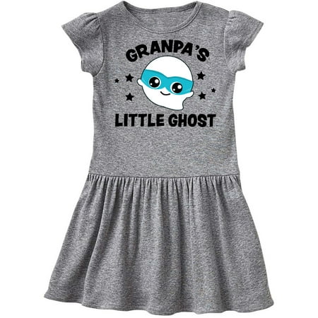 

Inktastic Cute Granpa s Little Ghost with Stars Gift Toddler Girl Dress