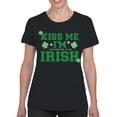 thumbnail image 2 of Kiss Me Im Pretending to Be Irish Funny St. Patricks Day Men's T-shirt, 2 of 3