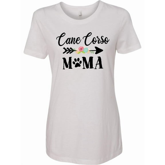 Inktastic Cane Corso Mama with Flowers and Arrow Women's T-Shirt