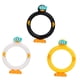 thumbnail image 5 of 3 piezas de juguetes de piscina para niños, juguetes de piscina que se hunden, juguetes acuáticos para exteriores, respiración subacuática Anillos de buceo de pato, 5 of 9